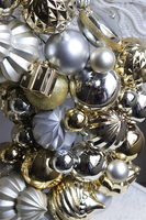 wianek bożonarodzeniowy Bombki Maxi Gold