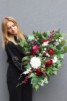 Herrata Ruberia, komplet dekoracji nagrobnych, wiązanka + bukiet