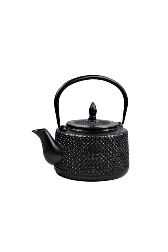 Elgin, żeliwny imbryk do herbaty, czarny