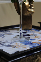 Glass Simple, szklany świecznik na nodze