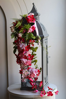 Butterfly Pink, latarenka z różową girlandą