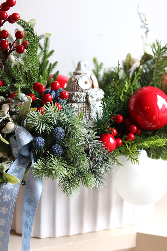 Sowia Denerra, stroik świąteczny