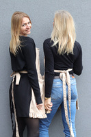 Christmas Kitchen, świąteczny fartuch kuchenny, beżowy