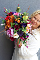 Colorate Goldis, dekoracyjny bukiet w wazonie