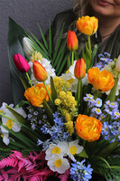 Janina Spring, bukiet nagrobny we wkładzie do wazonu