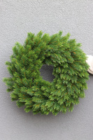 Zielone Święta, iglasty wianek jak żywy