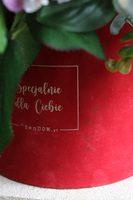 Beona Ozaria, welurowy flowerbox kwiatowy