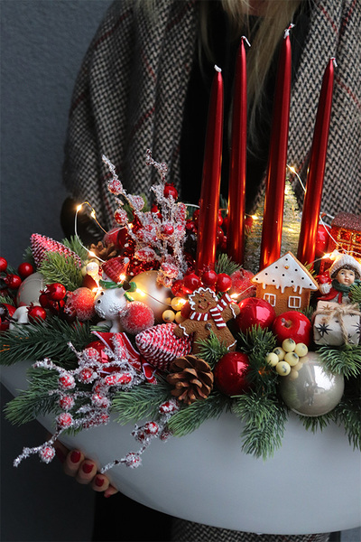 Moko Christmas Big Laos, stroik świąteczny