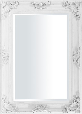 lustro Victory White w ozdobnej ramie, wym.75.5x105x7cm