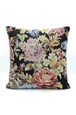 Black Garden, poszewka gobelinowa dwustronna, 45x45cm