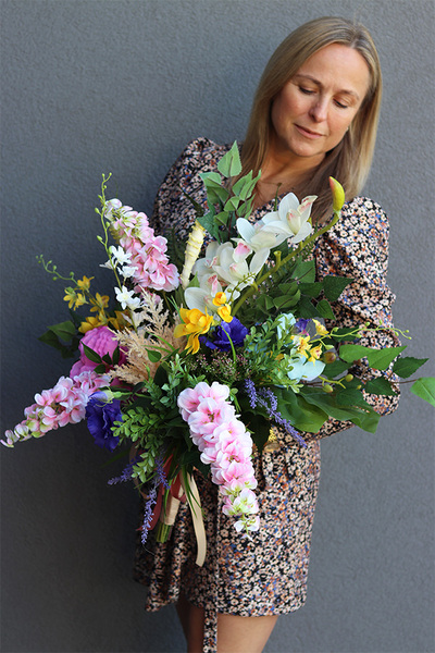 Egzotyczna Kraina, kolorowy bukiet do wazonu