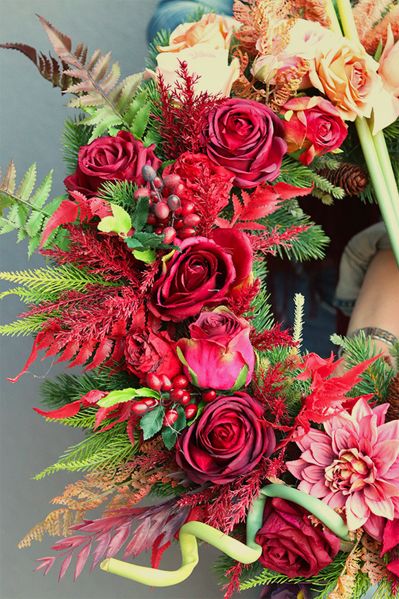 Benjamin, elegancki wieniec nagrobny