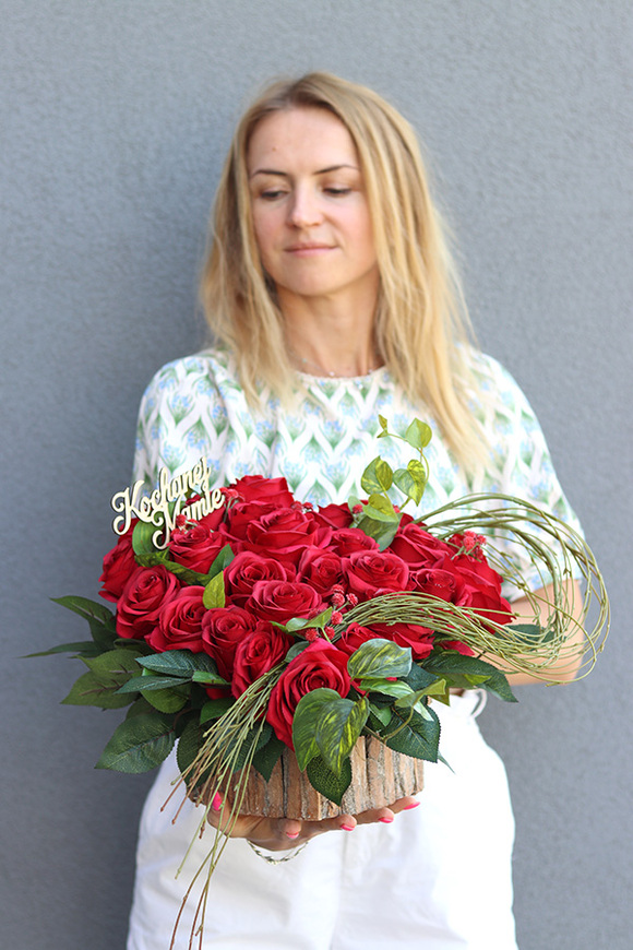 Red Grette, komplet & bukiet, komplet nagrobny