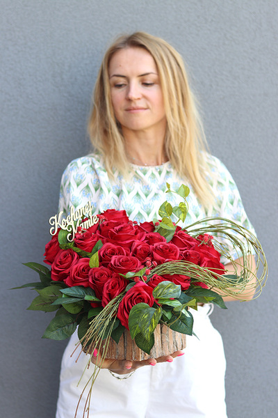 Red Grette, komplet & bukiet, komplet nagrobny