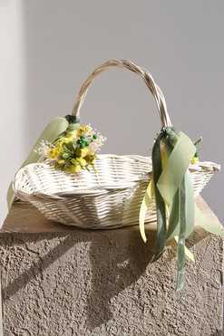 OD RĘKI Sunmi, koszyczek wielkanocny, wys.26cm