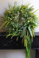 Green Berra, zielony wianek na drzwi