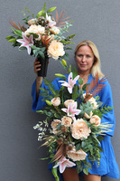 Idealia, komplet dekoracji nagrobnych, kompozycja & bukiet