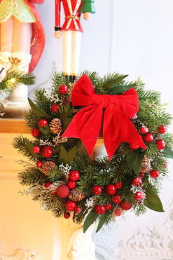 Christmas Exclusive Small, świąteczny wianek na drzwi, śr.26cm