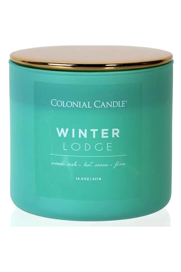 Winter Lodge, sojowa świeca zapachowa, Pop of Color