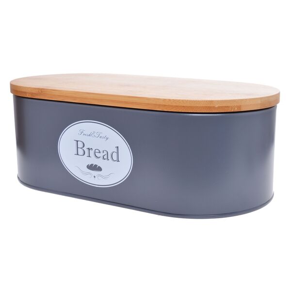 Bread D, chlebak z bambusową pokrywą, wym.44x21.2x12.5cm