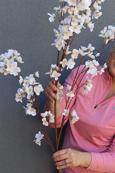 Jabłonka XXL, gałązka sztucznej kwitnącej jabłoni