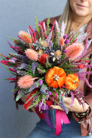 Wrzosy Palazzo, jesienna kompozycja w pucharze