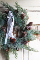 iglasty wianek zimowy, Zimowa Kraina, śr.33cm