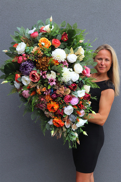 dekoracja nagrobna, Klementine Autumn, dł.110cm