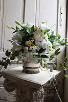 Malediwy White, kompozycja kwiatowa / bukiet, wym.40x60cm 