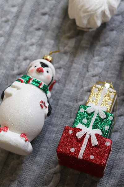 zestaw zawieszek choinkowych Toys, Czerwono-Zielona Kraina