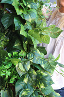 Sicilia Green, bogata girlanda ze sztucznych roślin, dł.150cm 