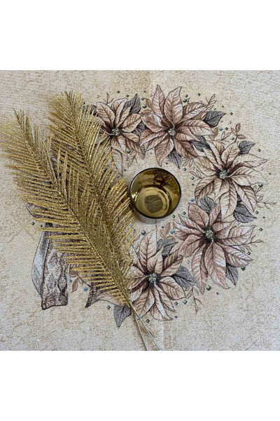 Złote Święta, gobelinowy świąteczny obrus