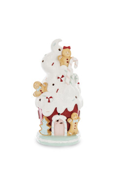 Cookie A, świąteczna cukrowa chatka LED pozytywka, wym26x12cm 