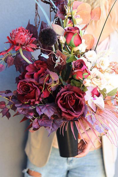 Lucile Benjamin, bukiet nagrobny we wkładzie