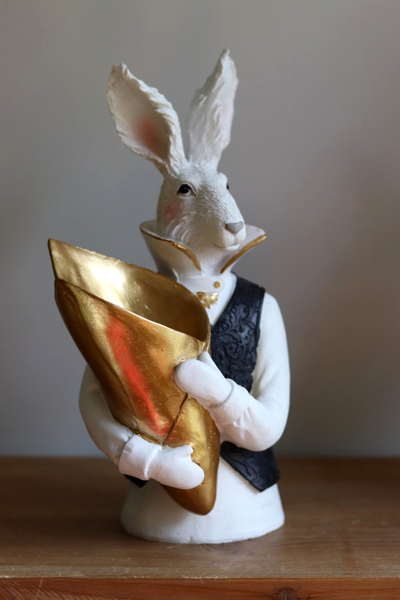 Rabbit Glamour A, figurka zajączek wielkanocny