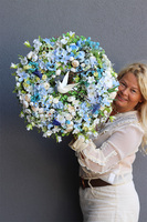 atrakcyjny kwiatowy wianek, Gołębica