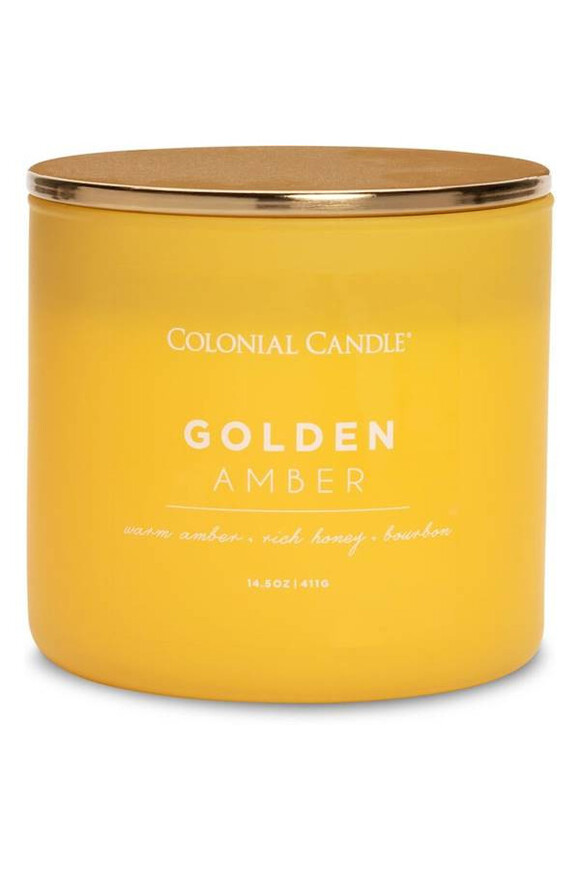 Golden Amber sojowa świeca zapachowa Pop of Color