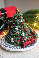 Choinka z Lokomotywą, bożonarodzeniowa karuzela pozytywka	