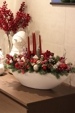 Moko Christmas Big Laos, stroik świąteczny, wym.50x70cm