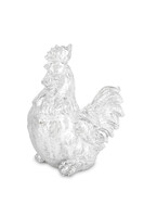 Kurka Wielkanocna B, srebrna figurka kogut