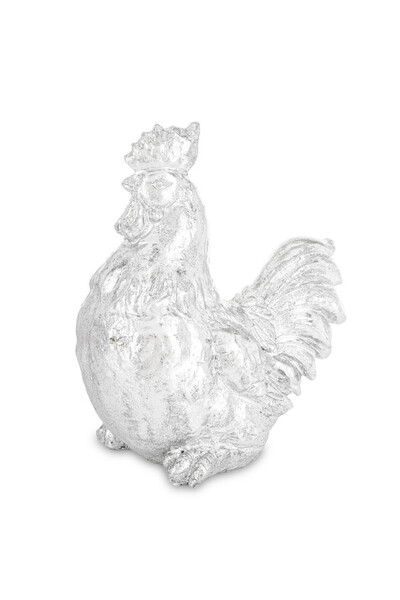 Kurka Wielkanocna B, srebrna figurka kogut