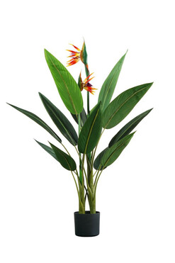 Strelicja Kwitnąca, wysokiej jakości sztuczna roślina, wym.110cm