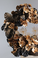 Gold Memory, wiązanka nagrobna na plastrze drewna