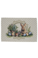 Bunny&Lavender Palace, wielkanocna podkładka gobelinowa