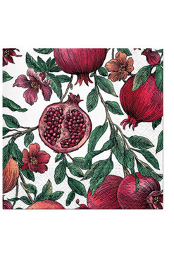 Granaty, serwetki papierowe z nadrukiem, kpl.20szt