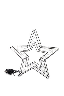 Christmas Light, świąteczna figurka gwiazda LED, wym.45x47cm
