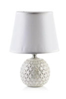 lampa stołowa z ceramiczną podstawą, Letti Beige J, wys.28cm