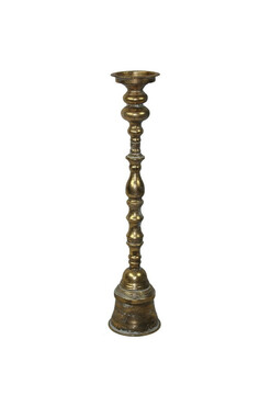 Barok Gold, świecznik metalowy, stare złoto, wys.59cm 