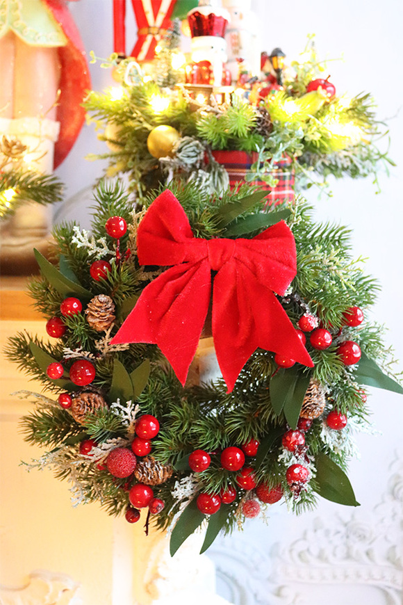 Christmas Exclusive Small, świąteczny wianek na drzwi