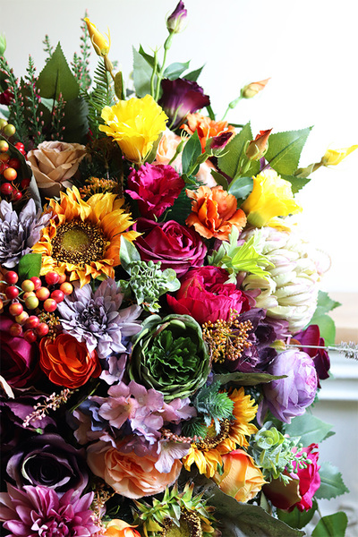 Autumn Joy 2, jesienna wiązanka ze słonecznikami